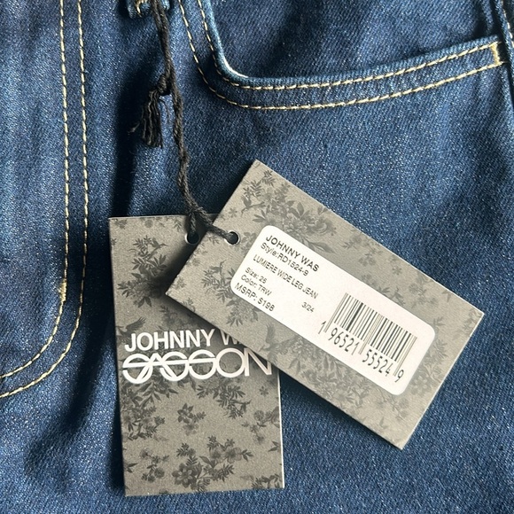 Johnny Was Sasson LUMIERE WIDE LEG JEAN - Picture 9 of 16